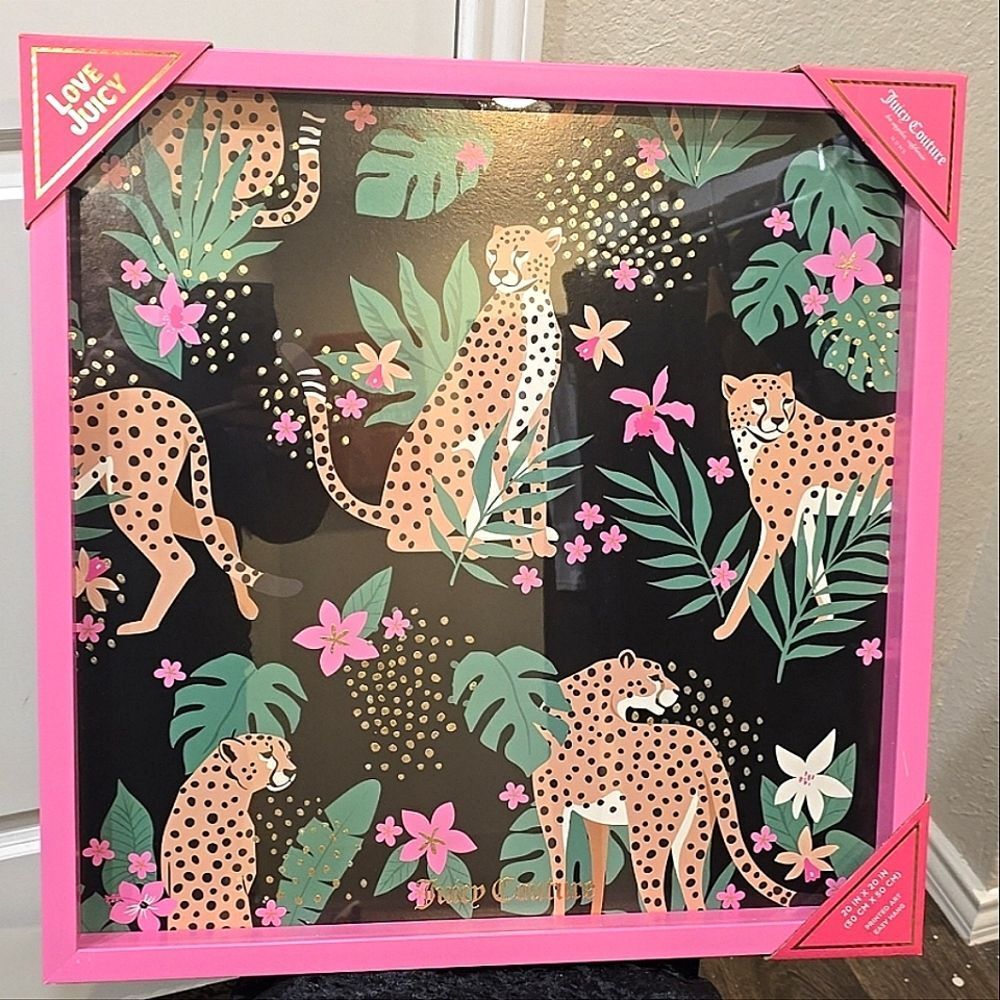 Juicy Couture Home Jungle Live Framed Wall Decor - Picture 4 of 6
